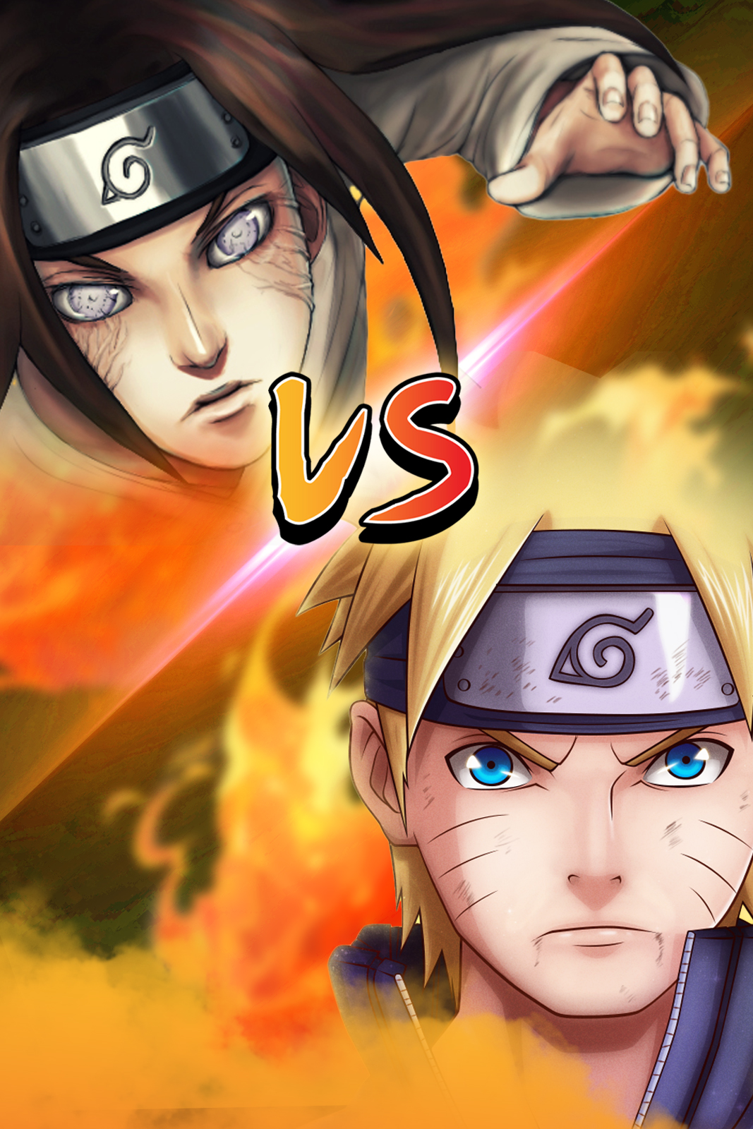 Naruto vs Neji